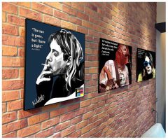 Kurt Cobain : Smoking | Pop-Art paintings Music Singers