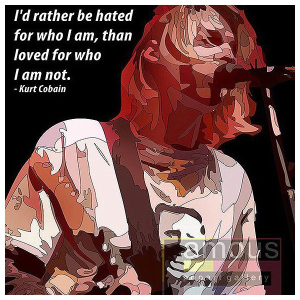 Kurt Cobain : The Worst | Pop-Art paintings Music Singers