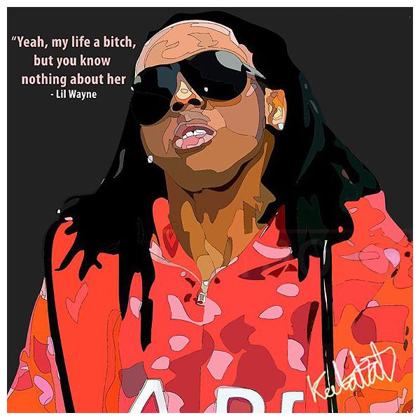 Lil Wayne | Pop-Art paintings Music Singers