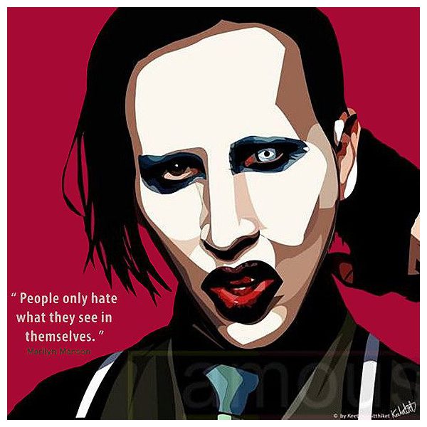Marilyn Manson : ver1 | imatges Pop-Art Música Cantants
