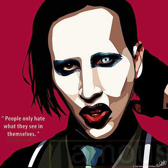 Marilyn Manson : ver1 | imatges Pop-Art Música Cantants