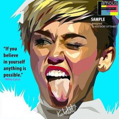Miley Cyrus | images Pop-Art Musique Chanteurs