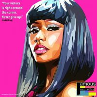 Nicki Minaj | Pop-Art paintings Music Singers