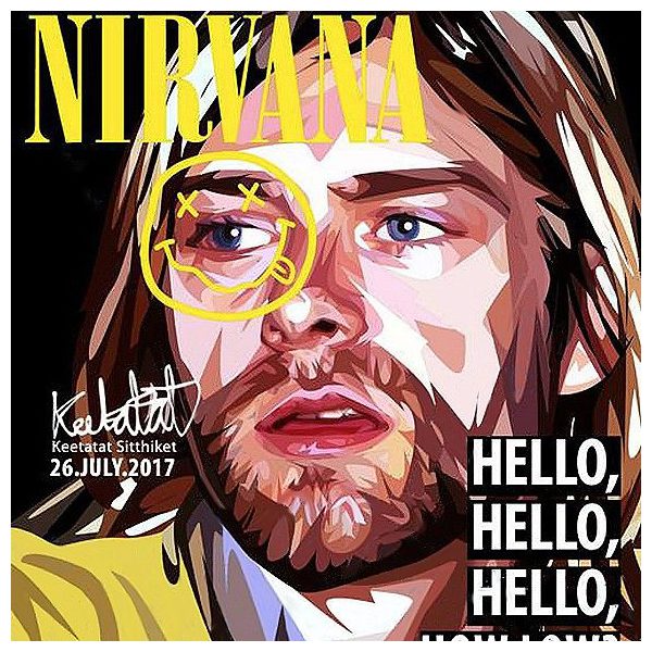 Nirvana - Hello-Hello | imatges Pop-Art Música Cantants