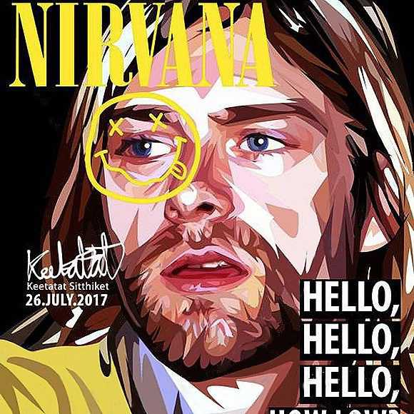 Nirvana - Hello-Hello | imágenes Pop-Art Música Cantantes