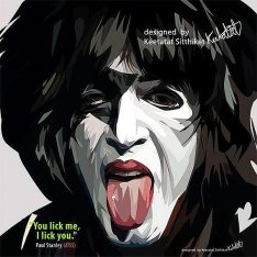 Paul Stanley : Kiss | imatges Pop-Art Música Cantants