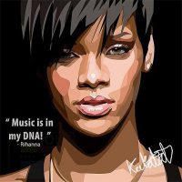 Rihanna | imágenes Pop-Art Música Cantantes