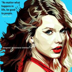 Taylor Swift : ver1 | Pop-Art paintings Music Singers