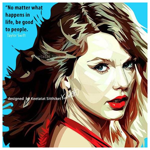 Taylor Swift : ver1 | Pop-Art paintings Music Singers