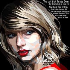 Taylor Swift : ver2 | Pop-Art paintings Music Singers