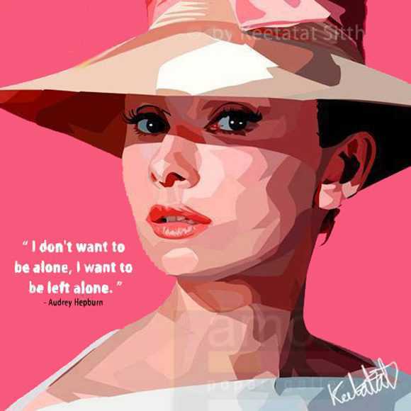 Audrey Hepburn : ver1 | imatges Pop-Art Cinema-TV actrius