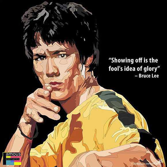Bruce Lee : Black | imatges Pop-Art Cinema-TV actors