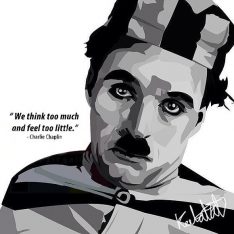Charlie Chaplin : ver1 | imágenes Pop-Art Cine-TV actores