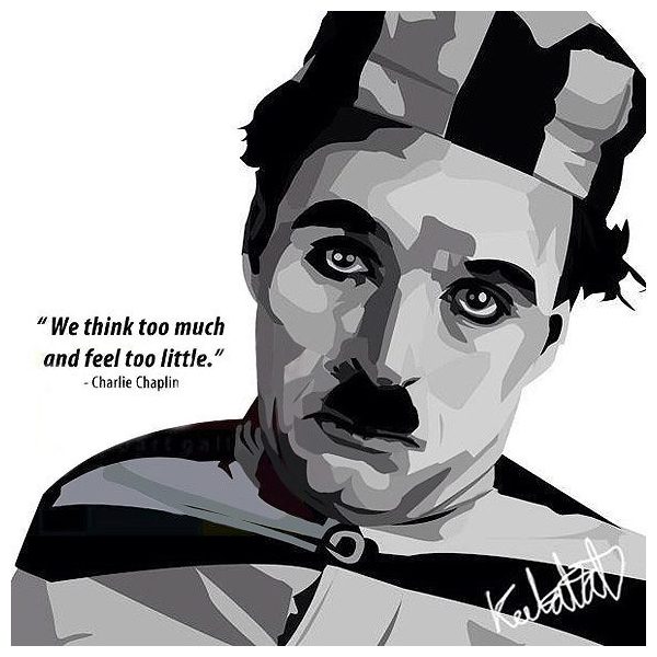 Charlie Chaplin : ver1 | imágenes Pop-Art Cine-TV actores