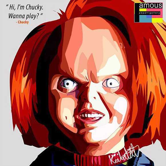 Chucky | imatges Pop-Art Cinema-TV personatges