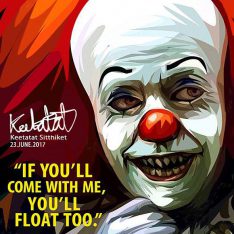Clown | Pop-Art paintings Movie-TV characters