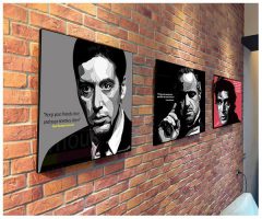 Don Corleone : B&W | Pop-Art paintings Movie-TV characters