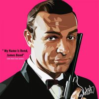 James Bond : Sean Connery | images Pop-Art Cinéma-TV personnages