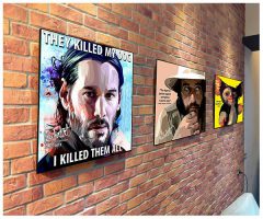 John Wick : ver2 | Pop-Art paintings Movie-TV characters