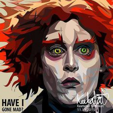 Mad Hatter | Pop-Art paintings Movie-TV characters