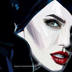 Maleficent | Pop-Art paintings Movie-TV characters