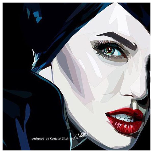 Maleficent | Pop-Art paintings Movie-TV characters