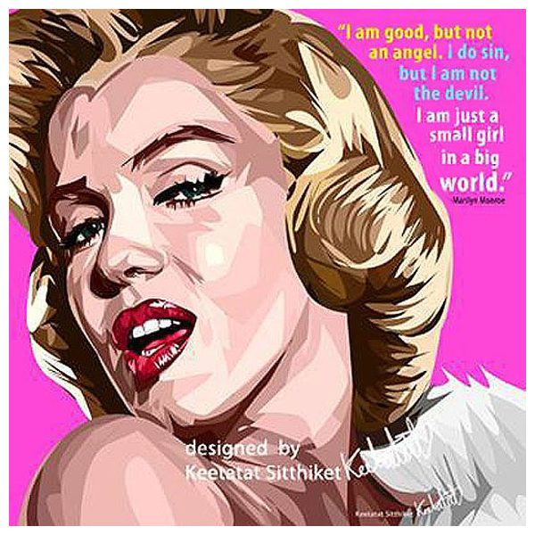 Marilyn Monroe : ver2 | Pop-Art paintings Movie-TV actresses