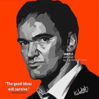 Quentin Tarantino | imágenes Pop-Art Cine-TV actores