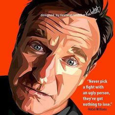 Robin Williams | Pop-Art paintings Movie-TV actors