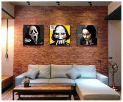 Scream - happy Halloween | Pop-Art paintings Movie-TV characters