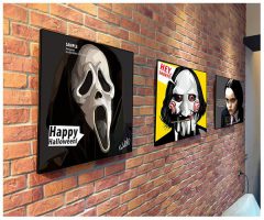 Scream - happy Halloween | Pop-Art paintings Movie-TV characters