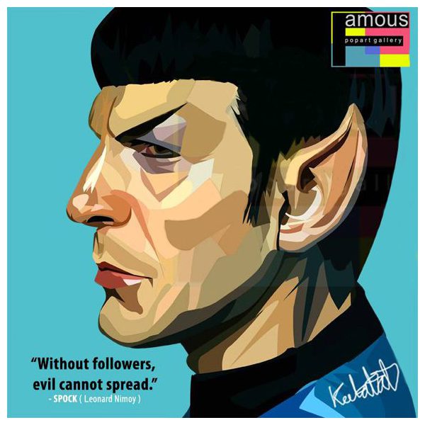 Spock : ver1 | imatges Pop-Art Cinema-TV personatges