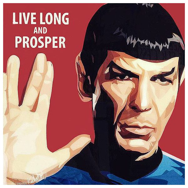 Spock : ver2 | Pop-Art paintings Movie-TV characters