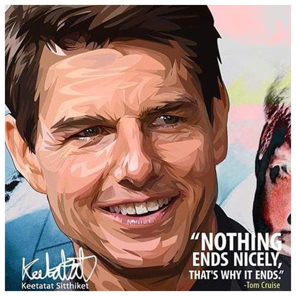 Tom Cruise | Pop-Art paintings Movie-TV actors