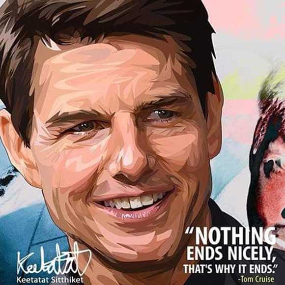 Tom Cruise | Pop-Art paintings Movie-TV actors