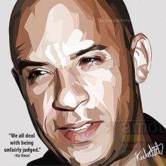 Vin Diesel | Pop-Art paintings Movie-TV actors