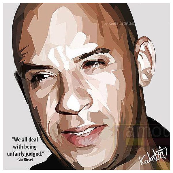 Vin Diesel | imágenes Pop-Art Cine-TV actores