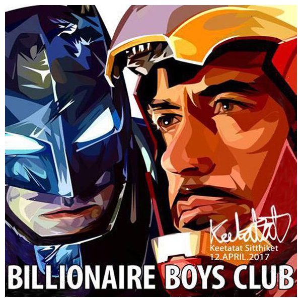 Billionaire Boys Club | images Pop-Art personnages Marvel