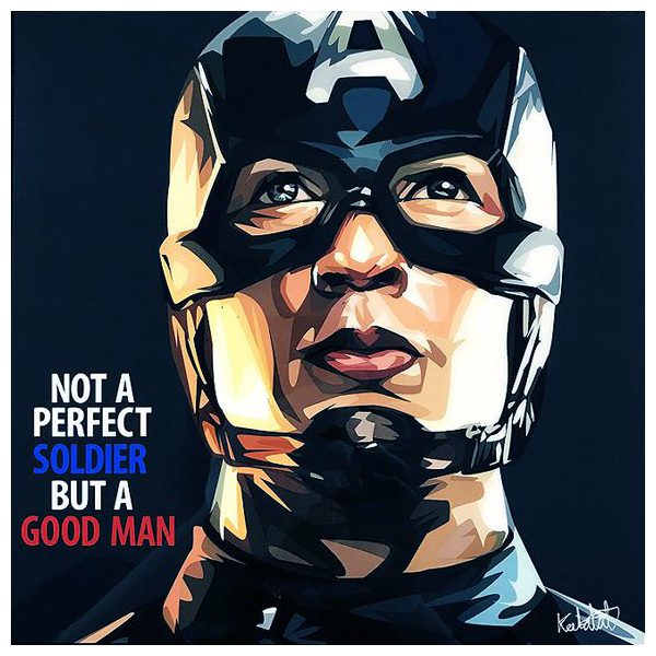 Capitaine Amérique : ver2 | images Pop-Art personnages Marvel