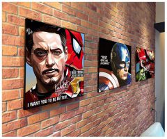 Capitán America : ver3 | imágenes Pop-Art personajes Marvel