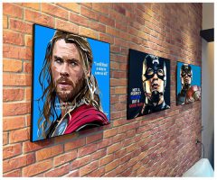 Captain America : ver4 | Pop-Art paintings Marvel characters