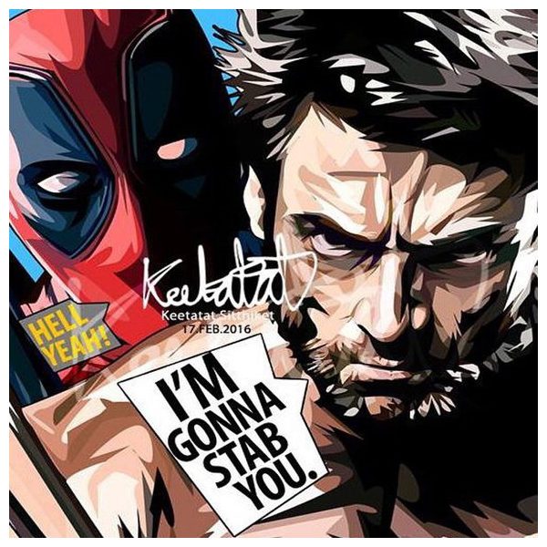 Deadpool & Wolverine | imatges Pop-Art personatges Marvel