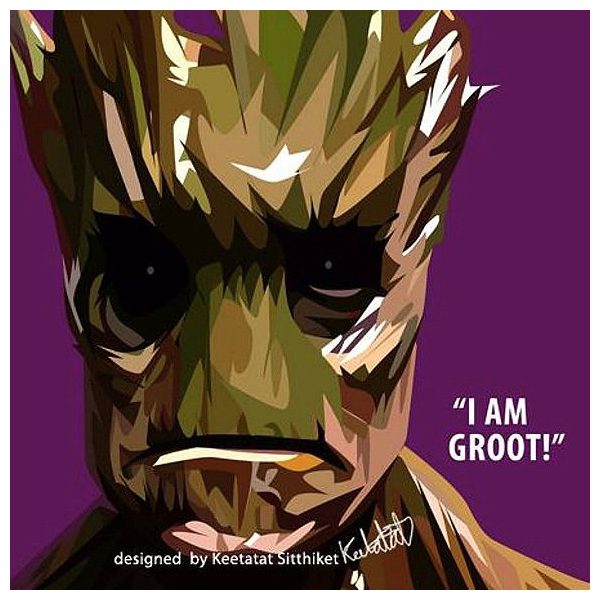 Groot | imágenes Pop-Art personajes Marvel
