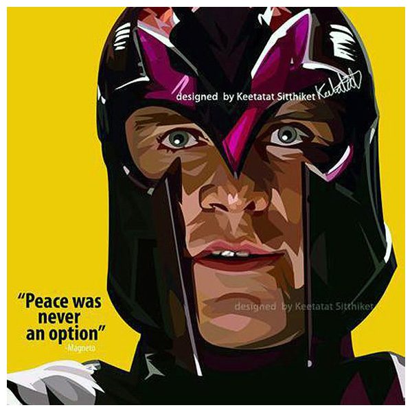 Magneto | Pop-Art paintings Marvel characters