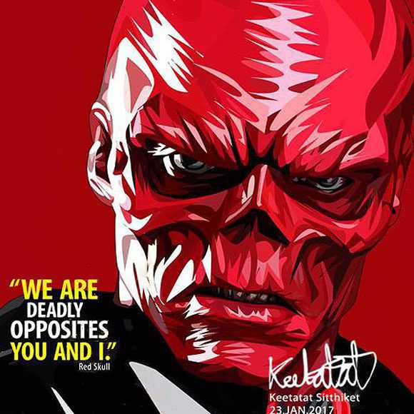 Red Skull | imágenes Pop-Art personajes Marvel