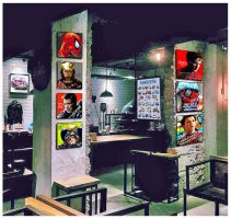 Sleeping Spidermam | Pop-Art paintings Marvel characters