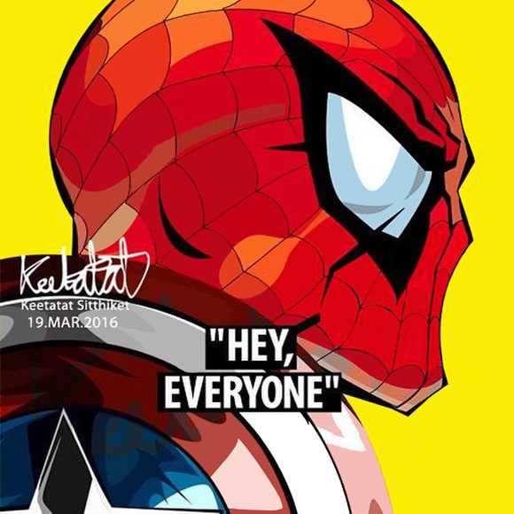 Spiderman : ver2 | images Pop-Art personnages Marvel