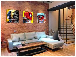 Spiderman : ver2 | imágenes Pop-Art personajes Marvel
