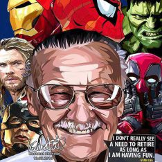 Stan Lee & Heroes | images Pop-Art personnages Marvel