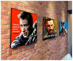 Chris Evans (C.America) | Pop-Art paintings Marvel characters